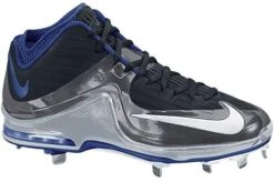 New Nike Air Max MVP Elite 3/4 Blk/Ryl Sz 11.5 Baseball Cleats