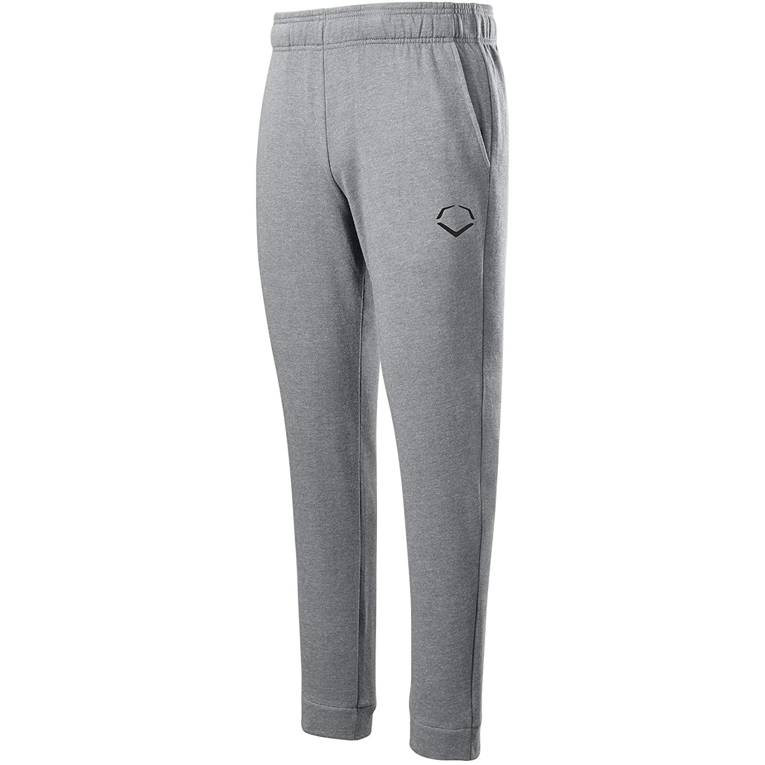 EvoShield Pro Team Baseball Adult Men's Fleece Jogger Sweatpants (Grey) 4 EvoShield Pro Team Baseball Adult Men's Fleece Jogger Sweatpants (Grey) - Image 2