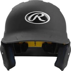 Rawlings MACH Series Matte Baseball Batting Helmet (Black)