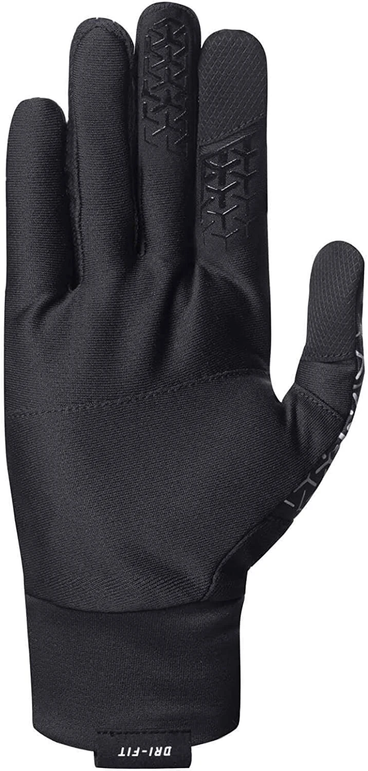 New Nike Dri Fit Tempo 360 Running Gloves Women's Medium Adult Black/Silver 4 New Nike Dri Fit Tempo 360 Running Gloves Women's Medium Adult Black/Silver - Image 2