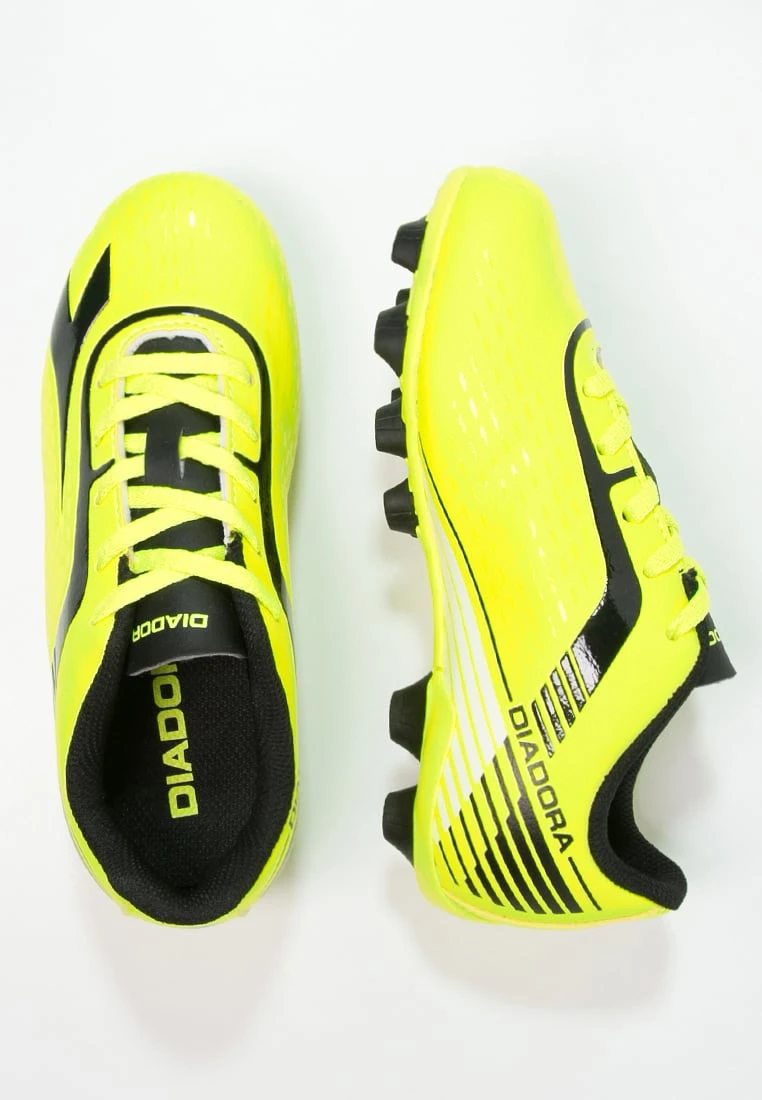 New Diadora Men's 9 7fifty Mg14 Soccer Molded Cleats Black/Yellow 3 New Diadora Men's 9 7fifty Mg14 Soccer Molded Cleats Black/Yellow
