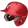 Easton Alpha Adult Jaw Guard Compatible Batting Helmet Red