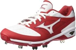 New Other Mizuno Men's Dominant Ic Baseball Shoe Metal Cleats Mn 9.5 Baseball Rd/Wht