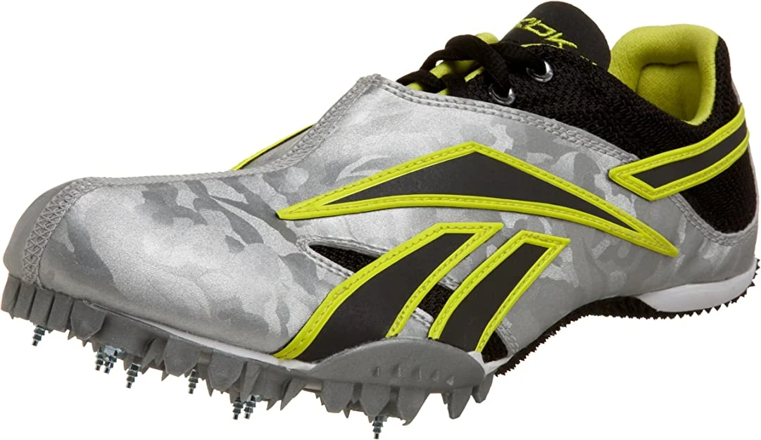 New Reebok Men's Anthem Sprint II Track Shoe Unisex Men 10 Silver/Black/Yellow 3 New Reebok Men's Anthem Sprint II Track Shoe Unisex Men 10 Silver/Black/Yellow