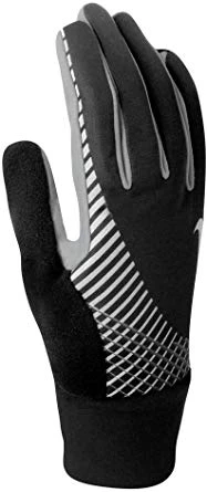 New Nike Men's Elite Storm Fit Run Glove II (Black/Anthracite SZ Large)