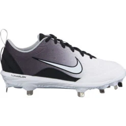 ADIDAS New Nike Womens 9.5 Lunar HyperDiamond 2 Pro Softball Cleat Black/White 856492