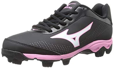 New Mizuno Finch Franchise 5 320456 Softball Cleats Womens 6 Black/Pink 3 New Mizuno Finch Franchise 5 320456 Softball Cleats Womens 6 Black/Pink