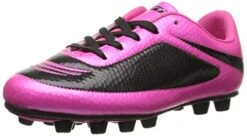 New Vizari Infinity FG Black/Pink Soccer Molded Cleats-Little KIds 2