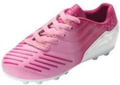 New Xara Velocity Soccer Cleat Size 3.5 Pink/White Synthetic Rubber Sole