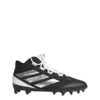 New Adidas Freak Carbon Mid Sz Mn 12 Football Molded Cleat Black/White/Silver