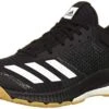 New Adidas Crazyflight X 3 Volleyball Shoe Women's Black/White/Tan Size 7.5