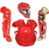 All-Star Youth System7 Axis Catcher's Equipment Set (Scarlet)
