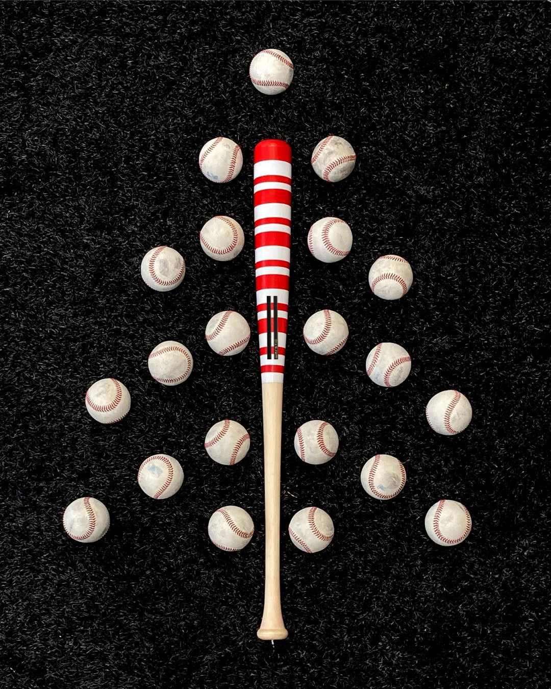 Warstic CANDY CANE SPECIAL EDITION WOOD BAT 4 Warstic CANDY CANE SPECIAL EDITION WOOD BAT - Image 2
