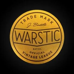 Warstic VINTAGE LEAGUE (BLACK/GOLD) STICKER