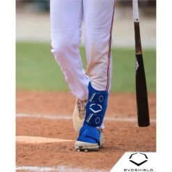 Evoshield PRO-SRZ 2.0 Left Handed Batter's Baseball Softball Leg Guard, Royal 22 Evoshield PRO-SRZ 2.0 Left Handed Batter's Baseball Softball Leg Guard, Royal -Deals Baseball Store EvoShield legguard lifestyle Royal