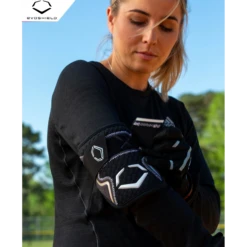 EvoShield PRO-SRZ 2.0 Batter's Baseball Softball Elbow Guard (Black) 19 EvoShield PRO-SRZ 2.0 Batter's Baseball Softball Elbow Guard (Black) -Deals Baseball Store Evoshield PRO SRZ2.0 batters elbow guard lifestyle1