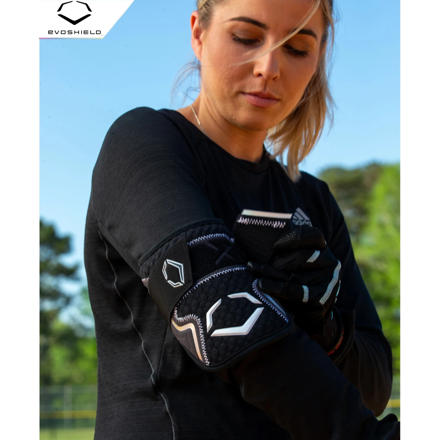 EvoShield PRO-SRZ 2.0 Batter's Baseball Softball Elbow Guard (Black) 9 EvoShield PRO-SRZ 2.0 Batter's Baseball Softball Elbow Guard (Black) - Image 7