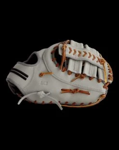 Warstic IK3 SERIES JAPANESE KIP FIRST BASE MITT- GRAY WOLF STYLE 8 Warstic IK3 SERIES JAPANESE KIP FIRST BASE MITT- GRAY WOLF STYLE -Deals Baseball Store FG IK3FB GW 1