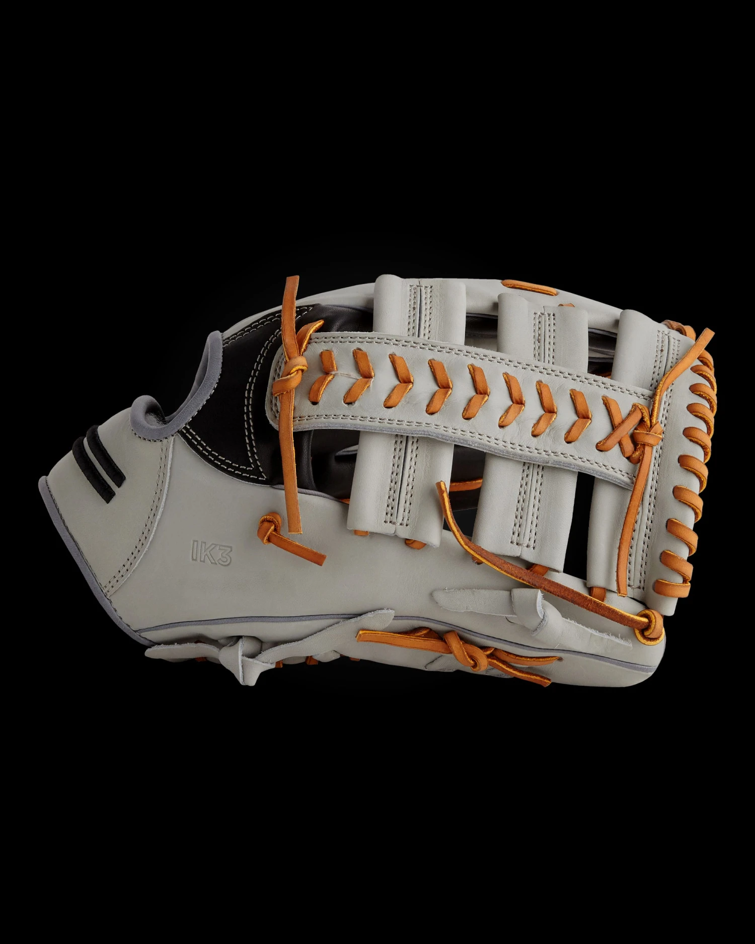 Warstic IK3 SERIES JAPANESE KIP OUTFIELD GLOVE- GRAY WOLF STYLE 6 Warstic IK3 SERIES JAPANESE KIP OUTFIELD GLOVE- GRAY WOLF STYLE - Image 4