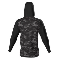 Guardian Baseball Men's Dri Climate Camo Hoodie (Black Camo) 5 Guardian Baseball Men's Dri Climate Camo Hoodie (Black Camo) -Deals Baseball Store GB JFLH6 BLKCAMO back hoodie view