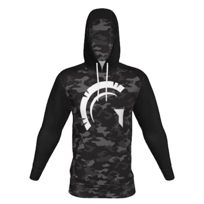 Guardian Baseball Men's Dri Climate Camo Hoodie (Black Camo) 3 Guardian Baseball Men's Dri Climate Camo Hoodie (Black Camo)