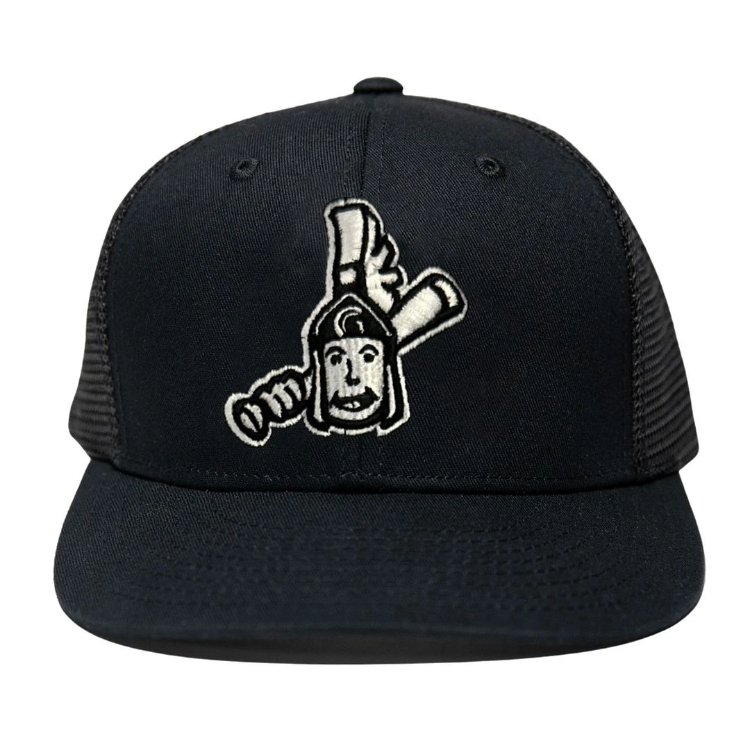 Guardian Baseball HC5 Performance Trucker Snapback Hat (Black-White Gary 3-D Logo) 4 Guardian Baseball HC5 Performance Trucker Snapback Hat (Black-White Gary 3-D Logo) - Image 2