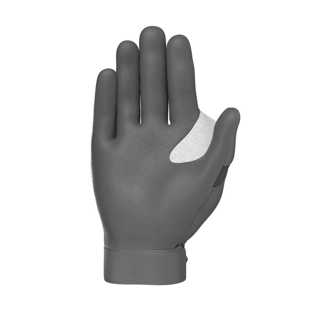 Jax Batting Gloves Adult Pro Model Batting Gloves (Lunar Grey) 4 Jax Batting Gloves Adult Pro Model Batting Gloves (Lunar Grey) - Image 2