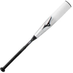 Mizuno B22 CRBN2 2022 USSSA 2 Piece Composite Baseball Bat 2 5/8 Barrel (White/Grey)
