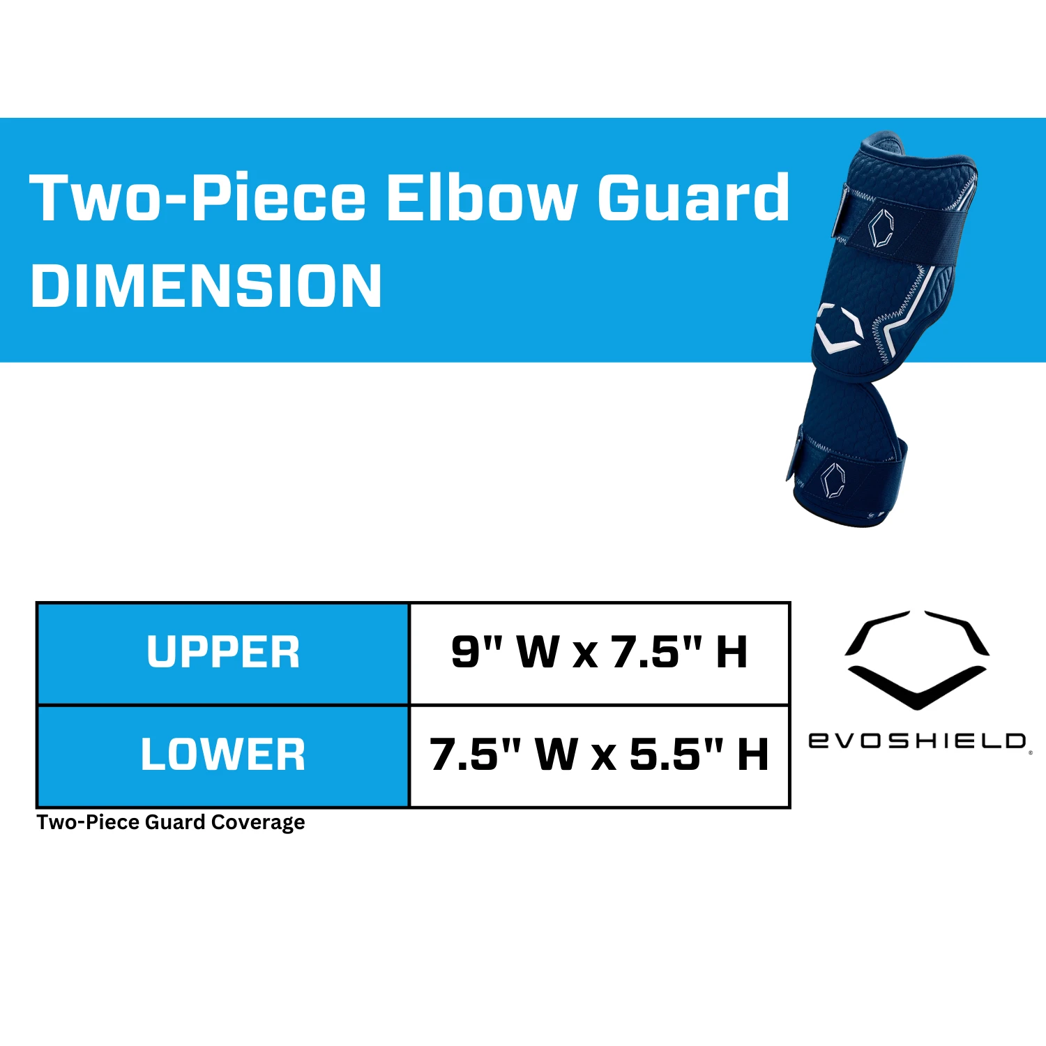 Evoshield PRO-SRZ 2.0 Batter's Baseball Softball Two Piece Elbow Guard (Navy) 12 Evoshield PRO-SRZ 2.0 Batter's Baseball Softball Two Piece Elbow Guard (Navy) - Image 10