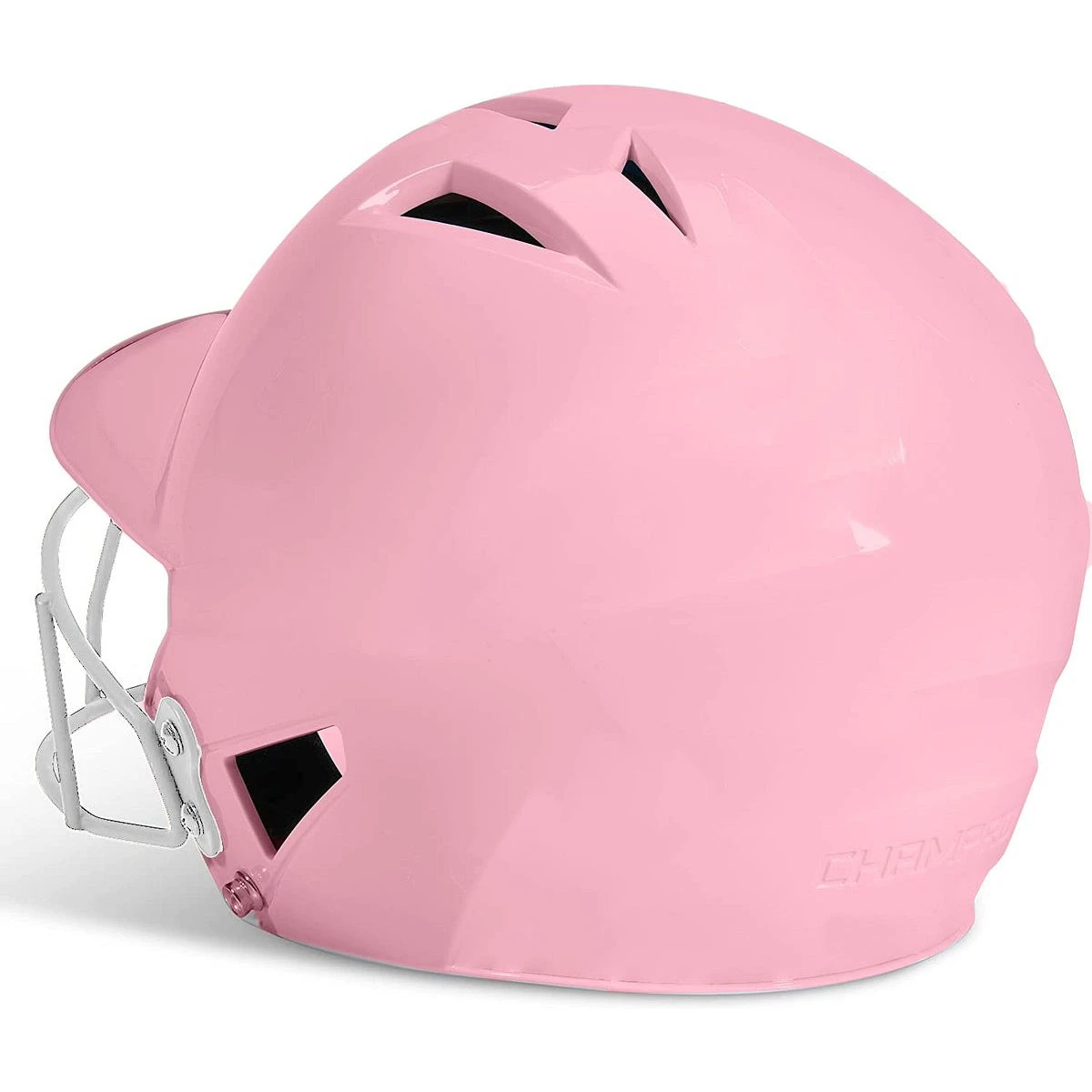 CHAMPRO HX Rise Pro Fastpitch Softball Batting Helmet With Facemask Glossy Finish (Pink) 5 CHAMPRO HX Rise Pro Fastpitch Softball Batting Helmet With Facemask Glossy Finish (Pink) - Image 3