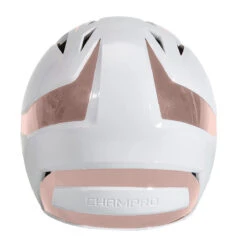 CHAMPRO HX Rise Pro Fastpitch Softball Batting Helmet With Facemask Two-Tone Glossy Finish (White/Rosegold) 15 CHAMPRO HX Rise Pro Fastpitch Softball Batting Helmet With Facemask Two-Tone Glossy Finish (White/Rosegold) -Deals Baseball Store RoseGold 5 e184508a 5116 47df b433 a4402975dcb4