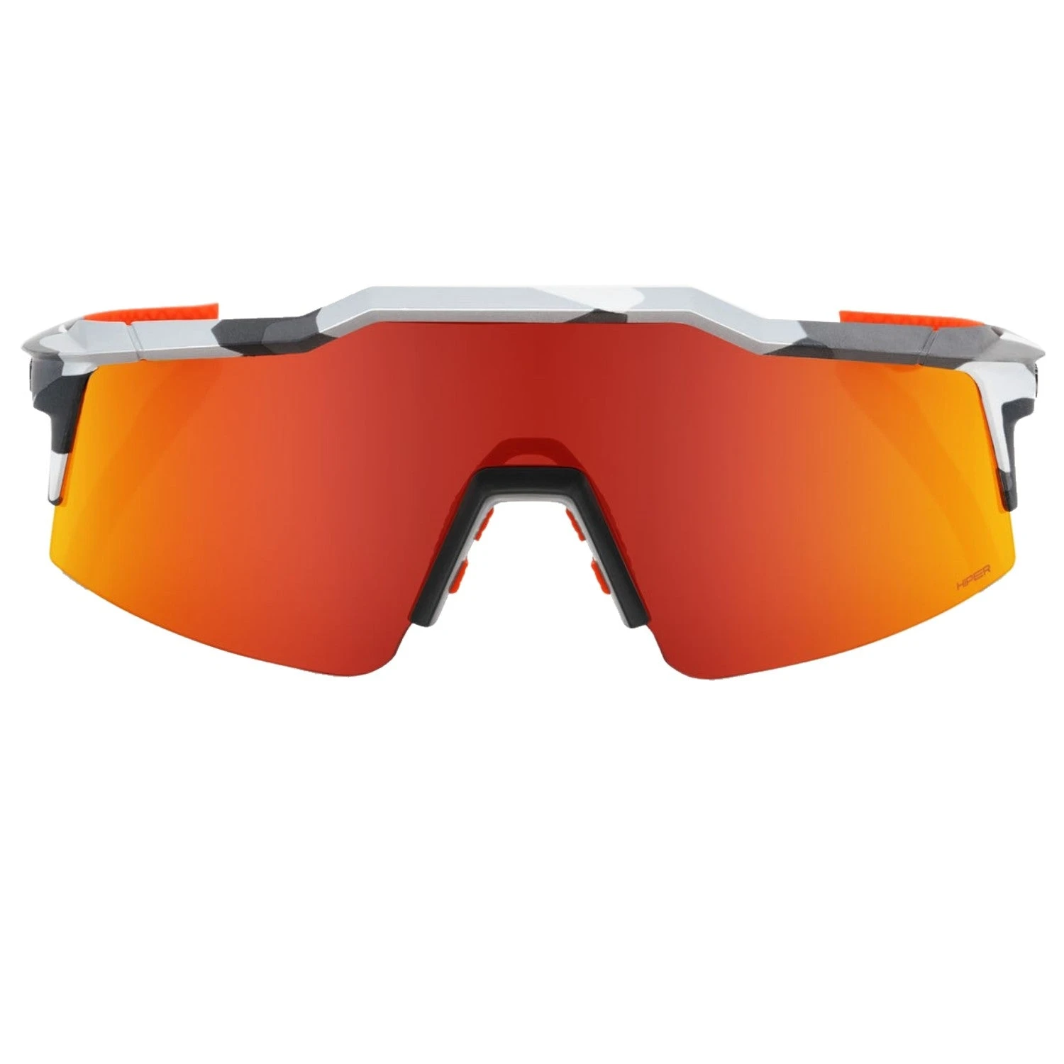 100% Speedcraft SL Performance Vented Baseball Sport Sunglasses (Soft Tact Grey Camo-HiPER Red Multilayer Mirror Lens) 4 100% Speedcraft SL Performance Vented Baseball Sport Sunglasses (Soft Tact Grey Camo-HiPER Red Multilayer Mirror Lens) - Image 2
