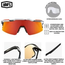 100% Speedcraft SL Performance Vented Baseball Sport Sunglasses (Soft Tact Grey Camo-HiPER Red Multilayer Mirror Lens) 12 100% Speedcraft SL Performance Vented Baseball Sport Sunglasses (Soft Tact Grey Camo-HiPER Red Multilayer Mirror Lens) -Deals Baseball Store SPEEDCRAFT SL 60008 00000 GreyCamo RedMultiMirrinfo