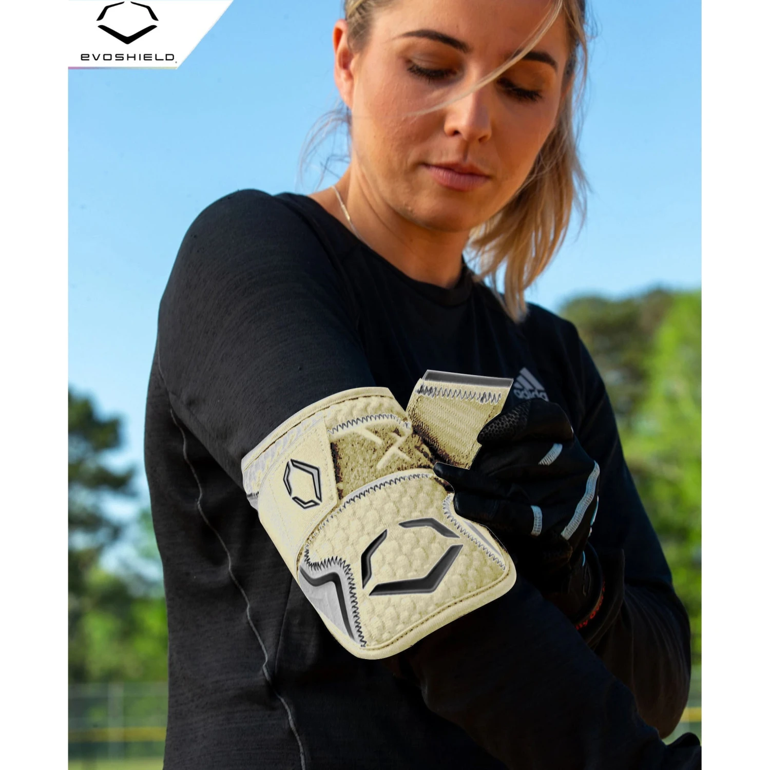 EvoShield PRO-SRZ 2.0 Batter's Baseball Softball Elbow Guard (Sand) 12 EvoShield PRO-SRZ 2.0 Batter's Baseball Softball Elbow Guard (Sand) - Image 10