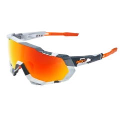 100% Speedtrap Xtreme Sports Performance Sunglasses W Interchangeable Lenses, Soft Tact Grey Camo