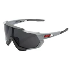 100% Speedtrap Xtreme Sports Performance Sunglasses W Interchangeable Lenses, Soft Tact Stone Grey - Stone Lens