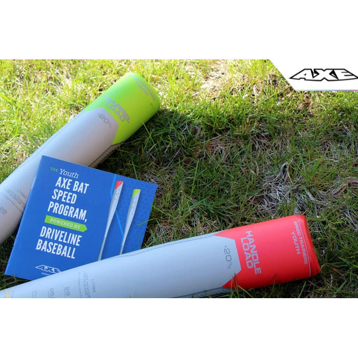 Axe Bat Youth Speed Hitting Trainers System W/ Driveline Training Program (2 Pack) (Grey/Red And Grey/Neon) 7 Axe Bat Youth Speed Hitting Trainers System W/ Driveline Training Program (2 Pack) (Grey/Red And Grey/Neon) - Image 5