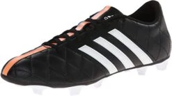 New Adidas Performance Men's 11Questra Firm-Ground Soccer Cleat Black/White 6.5