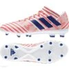 New Adidas Nemeziz 17.3 FG Women Sz 6 Soccer Molded Cleats White/Orange/Blue