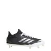 New Adidas Afterburner 4 Men's 12 Metal Baseball Cleats Black/Silver - CG4782