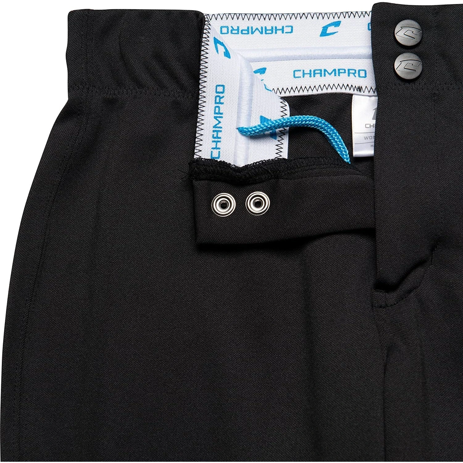 Champro Fireball Youth Fastpitch Softball Knickers W/ Reinforced Double-Ply Knee (Black) 8 Champro Fireball Youth Fastpitch Softball Knickers W/ Reinforced Double-Ply Knee (Black) - Image 6