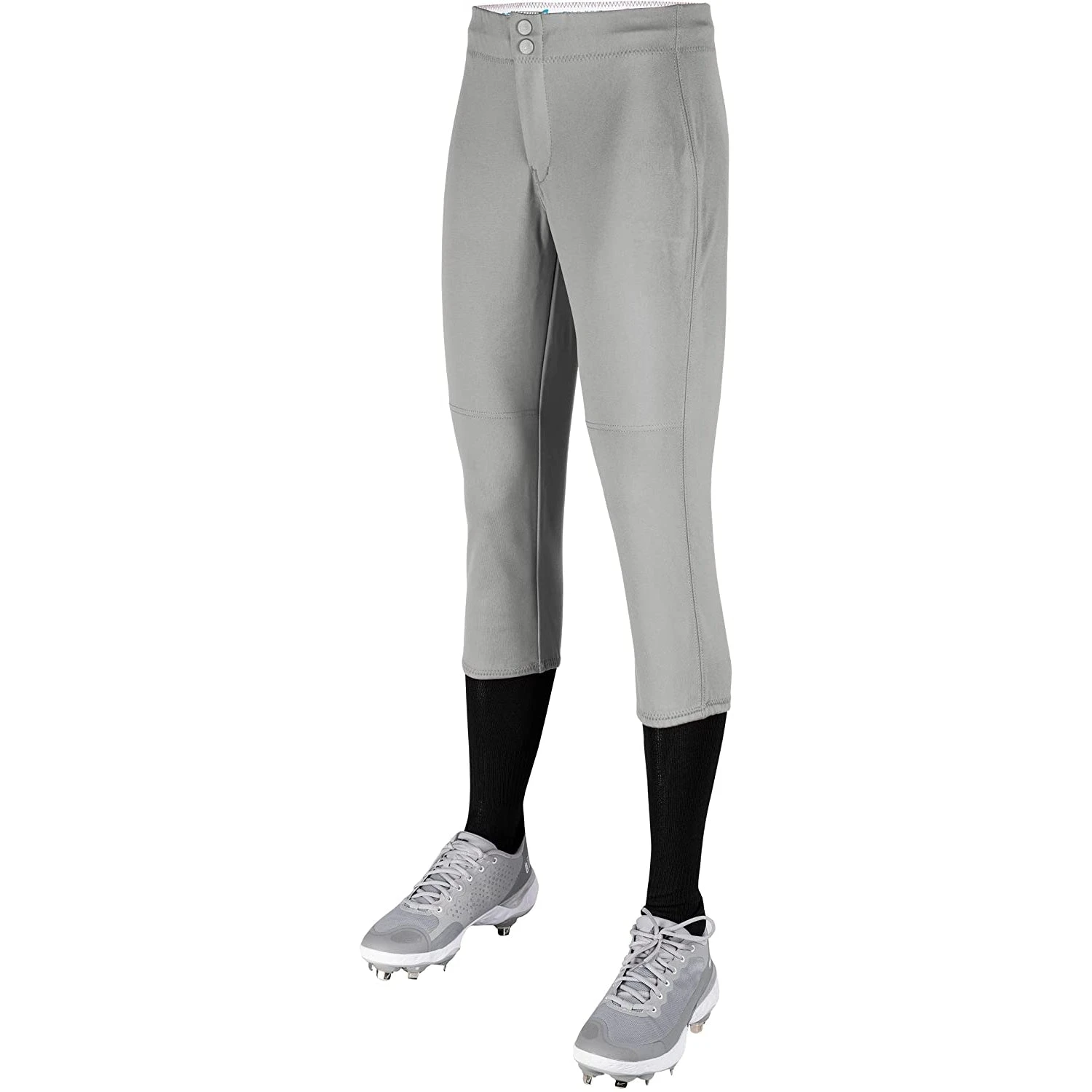 Champro Fireball Womens Fastpitch Softball Knickers W/ Reinforced Double-Ply Knee (Gray) 3 Champro Fireball Womens Fastpitch Softball Knickers W/ Reinforced Double-Ply Knee (Gray)