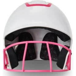 Champro Rise Pro Fastpitch Softball Batting Helmet W/ Facemask (White/Pink) 13 Champro Rise Pro Fastpitch Softball Batting Helmet W/ Facemask (White/Pink) -Deals Baseball Store cha prorishlmtmask hxfpg2opj whpk 4