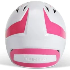 Champro Rise Pro Fastpitch Softball Batting Helmet W/ Facemask (White/Pink) 14 Champro Rise Pro Fastpitch Softball Batting Helmet W/ Facemask (White/Pink) -Deals Baseball Store cha prorishlmtmask hxfpg2opj whpk 5