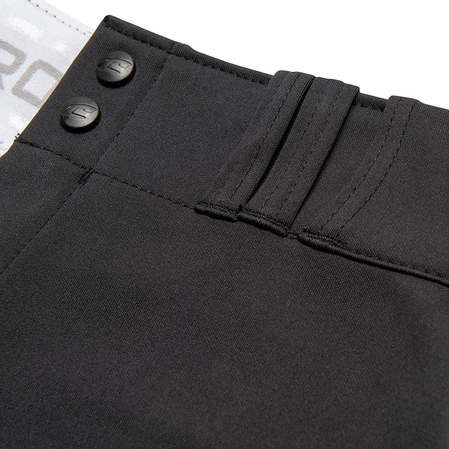 Champro Tournament Traditional Low Rise Girls Fastpitch Softball Pants W/ Braid (Black/Pink) 8 Champro Tournament Traditional Low Rise Girls Fastpitch Softball Pants W/ Braid (Black/Pink) - Image 6