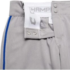 Champro Tournament Traditional Low Rise Womens Fastpitch Pants W/ Braid (Gray/Royal) 18 Champro Tournament Traditional Low Rise Womens Fastpitch Pants W/ Braid (Gray/Royal) -Deals Baseball Store champro tournament lowrise pants gryro 7