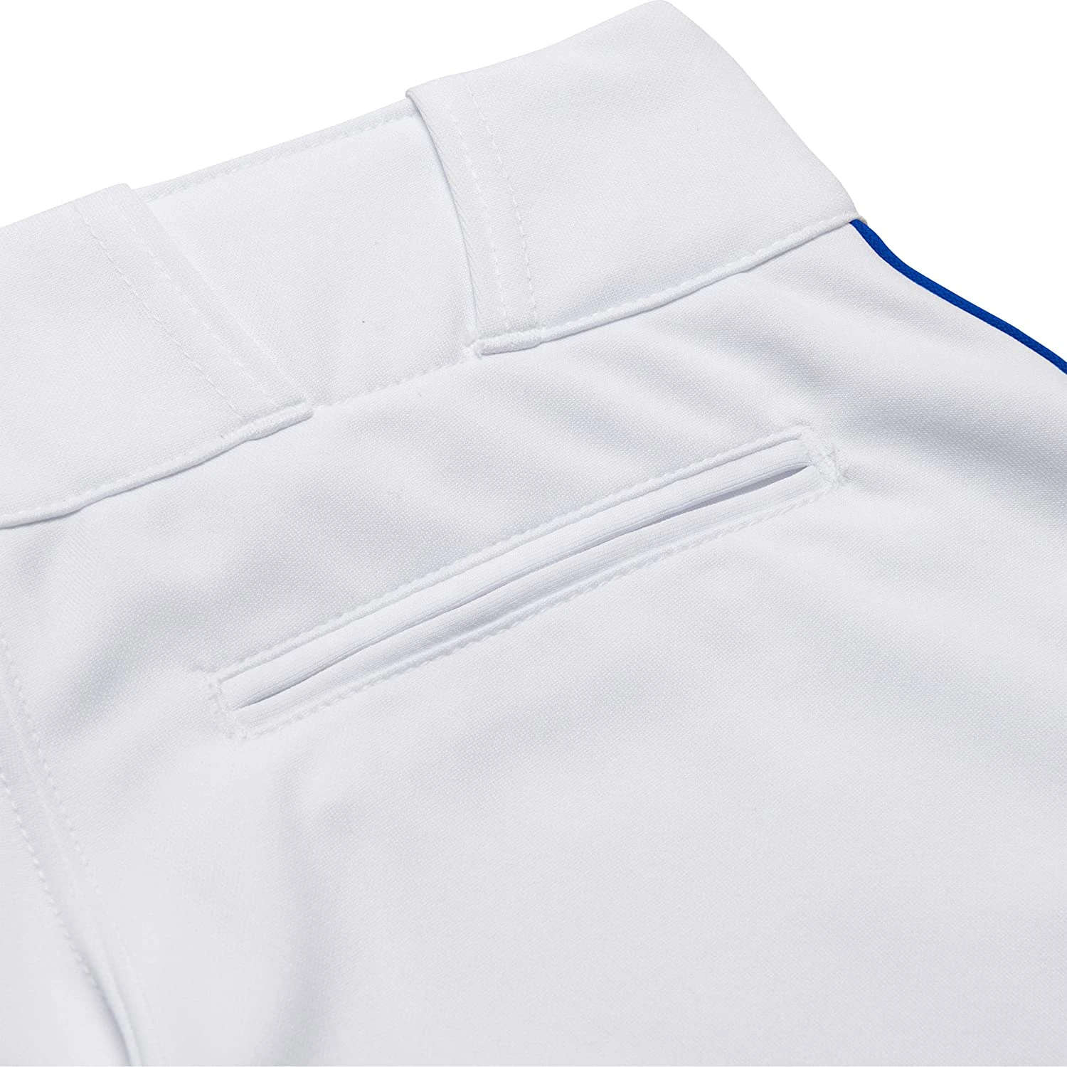 Champro Tournament Traditional Low Rise Womens Fastpitch Pants W/ Braid (White/Royal) 7 Champro Tournament Traditional Low Rise Womens Fastpitch Pants W/ Braid (White/Royal) - Image 5