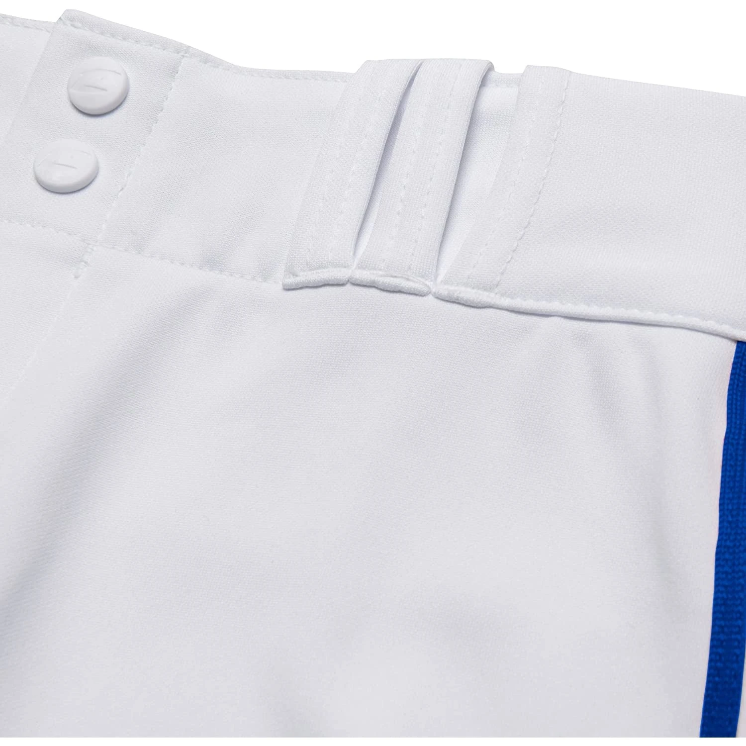 Champro Tournament Traditional Low Rise Womens Fastpitch Pants W/ Braid (White/Royal) 8 Champro Tournament Traditional Low Rise Womens Fastpitch Pants W/ Braid (White/Royal) - Image 6