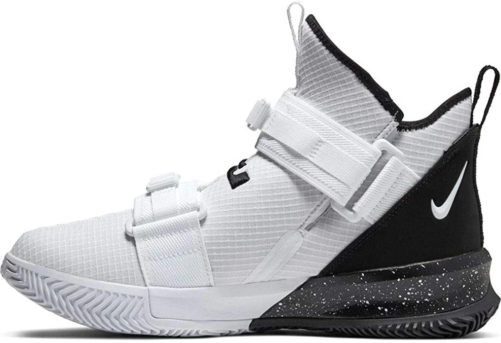New Nike Lebron James Soldier XIII SFG TB Basketball Shoes Men 14 White/Black 3 New Nike Lebron James Soldier XIII SFG TB Basketball Shoes Men 14 White/Black