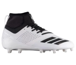 New Adidas Mens 10 Adizero 5-Star 7.0 SK Football Molded Cleats White/Blk CQ0340